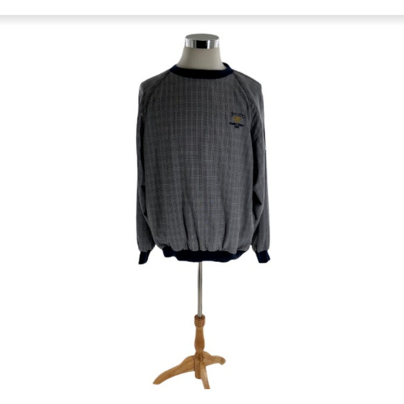 Slazenger Men's Golf Athletic Long Sleeve Midweight Elastic Trim Top Size Large - Picture 6 of 6